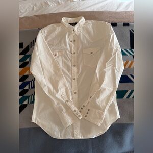 Ralph Lauren Double RL White Button Down Shirt